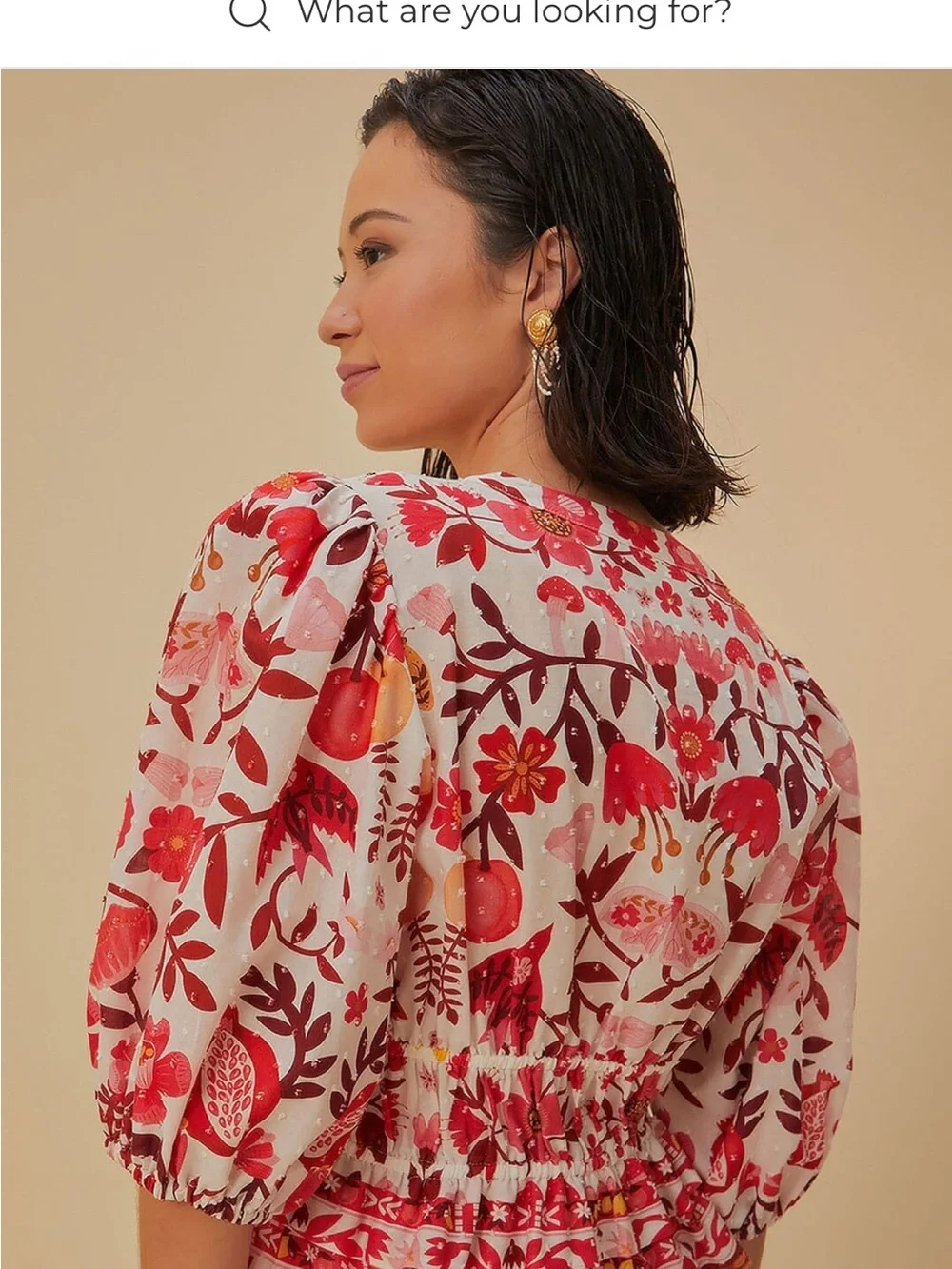 FARM Rio neck blouse